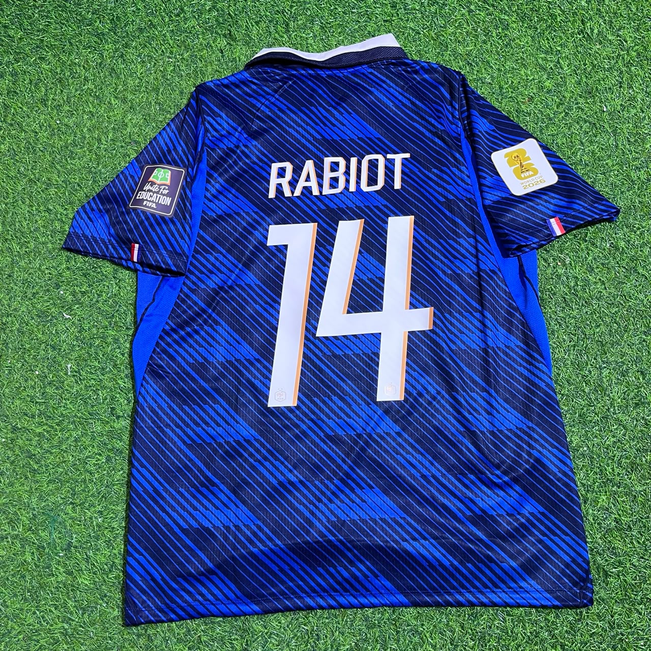 Adrien Rabiot #14 France Home 2026 World Cup Blue Football Jersey