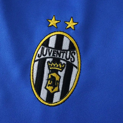 Juventus FC 99/00 Season Away Blue Retro Jersey Trikot Soccer Shirt