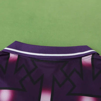 Michael Laudrup Fiorentina 92/93 Season Purple White Away Retro Jersey Trikot Soccer Shirt