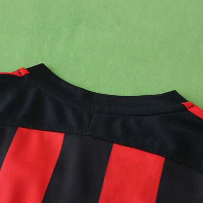 AC Milan 03/04 Season Home Black And Red Retro Jersey Trikot Soccer Shirt