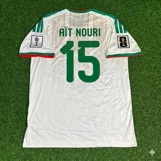 Rayan Aït-Nouri Algeria 2026 World Cup White Football Jersey