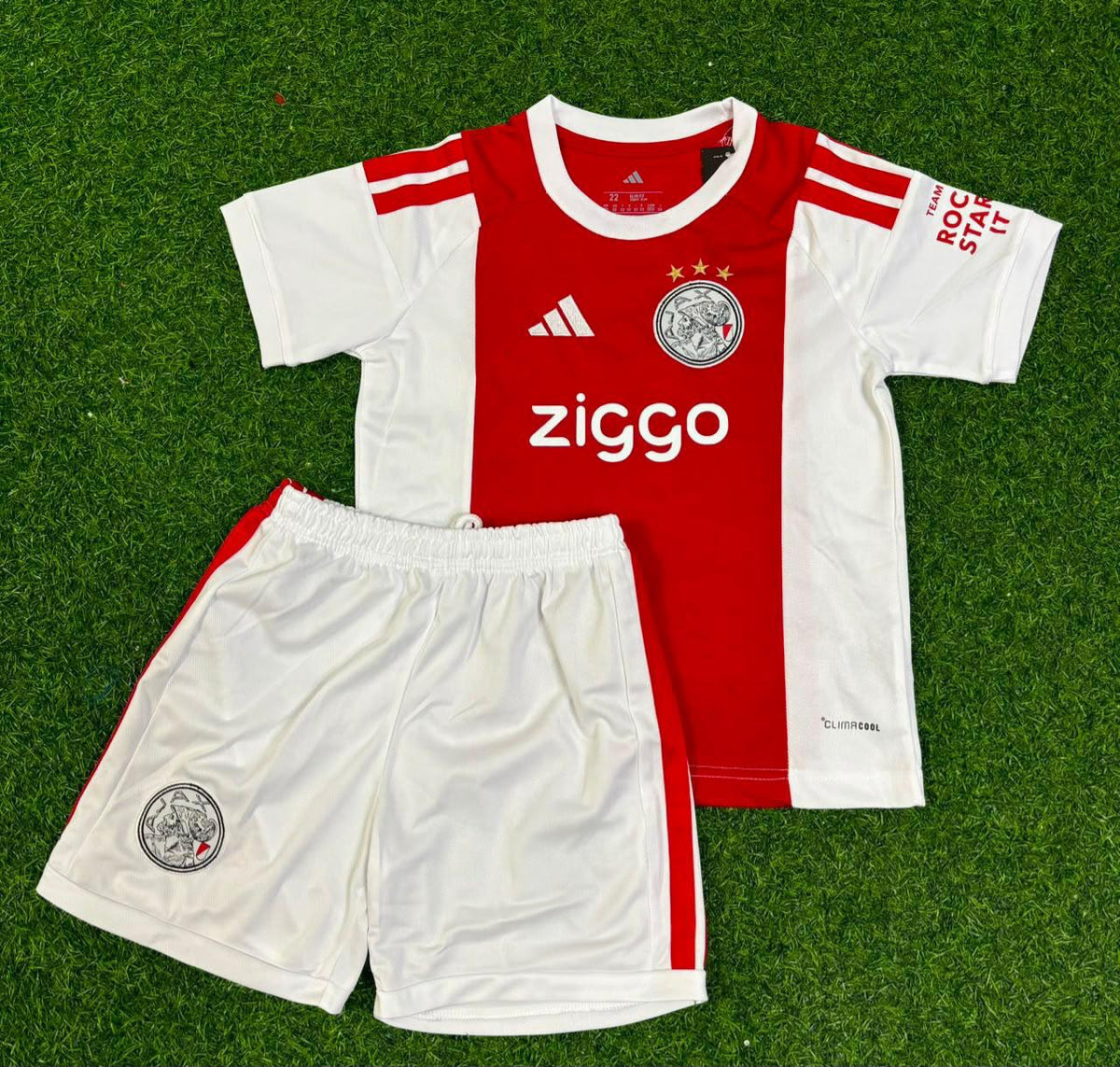 Marc Overmars Ajax White Kids Retro Football Jersey