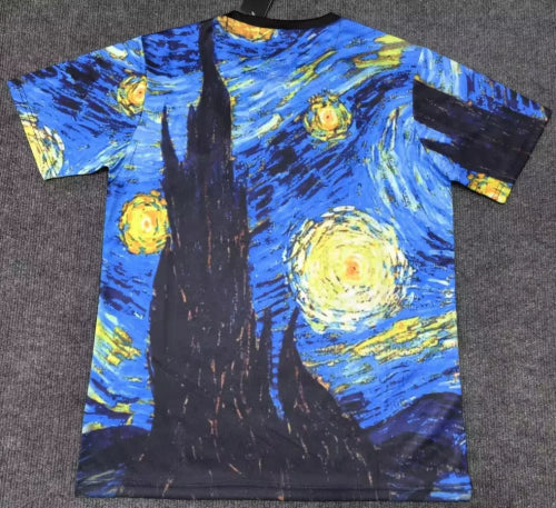 AFC Ajax 2024–2025 Blue Vincent Van Gogh Edition Retro Football Jersey Kit