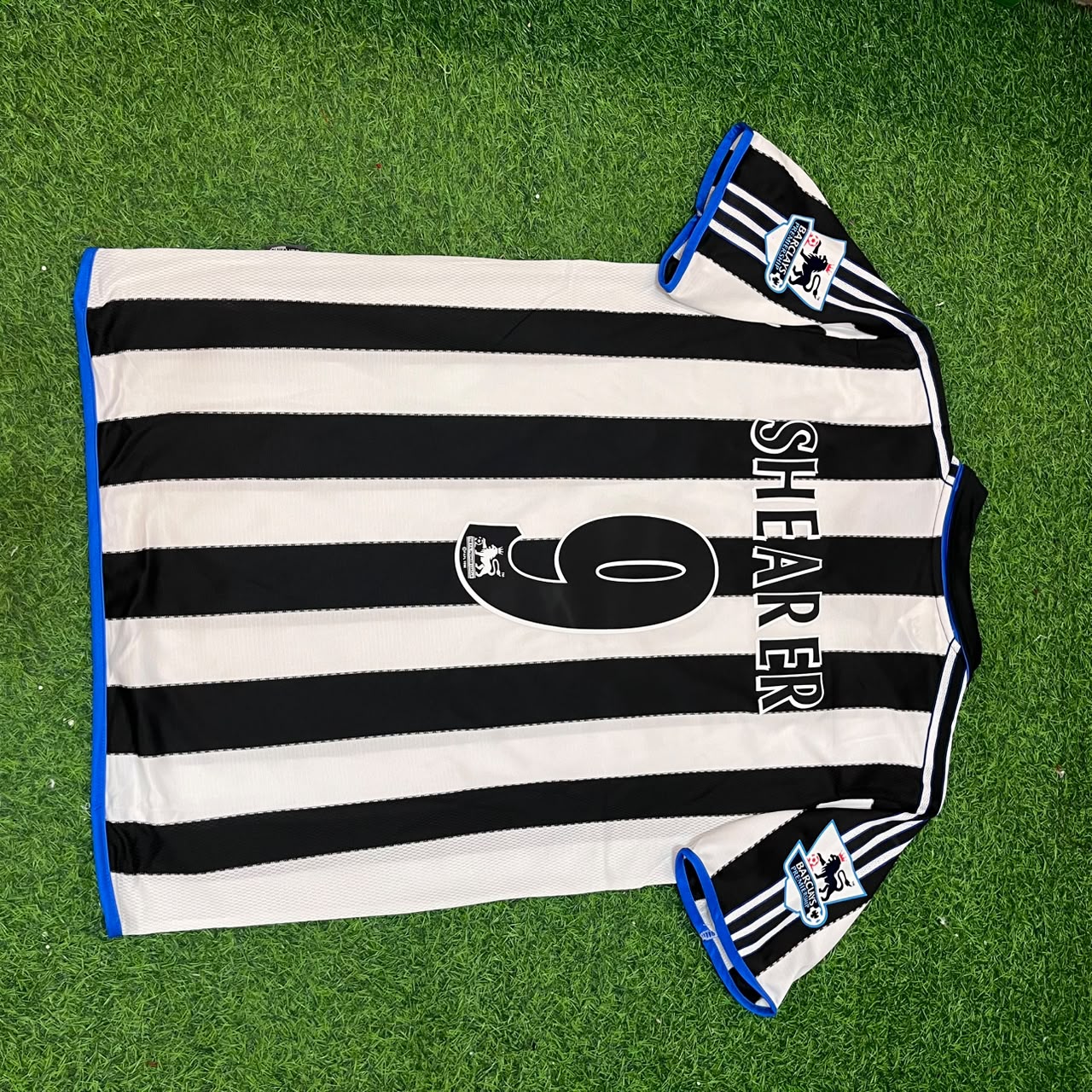 Alan Shearer #9 Newcastle United Retro Trikot Kit Jersey Soccer Shirt