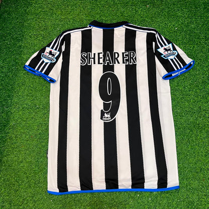 Alan Shearer #9 Newcastle United Retro Trikot Kit Jersey Soccer Shirt