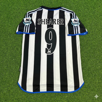 Alan Shearer #9 Newcastle United Retro Trikot Kit Jersey Soccer Shirt