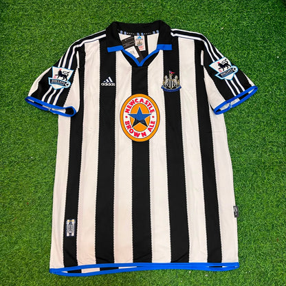 Alan Shearer #9 Newcastle United Retro Trikot Kit Jersey Soccer Shirt