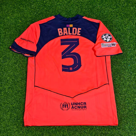 Alejandro Balde Barcelona 2025/2026 Season Kit Jersey Trikot Maillot