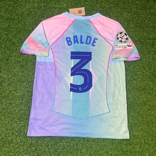 Alejandro Balde Barcelona Home Miami Sunset New Season 2026 Jersey Trikot Maillot Soccer Shirt