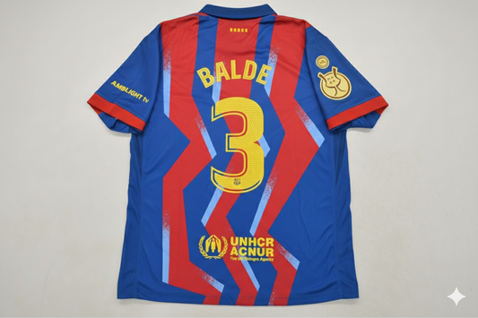 Alejandro Balde 3- Barcelona Supercopa de España 2026 Jersey Trikot Maillot