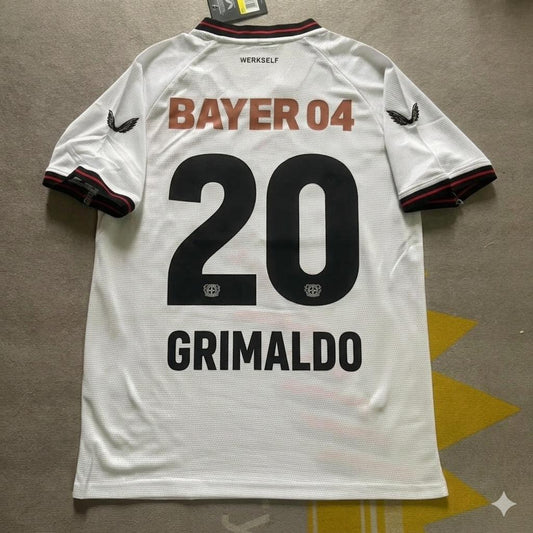 Alejandro Grimaldo Bayer 04 Leverkusen 2023/2024 Home Retro Football Jersey