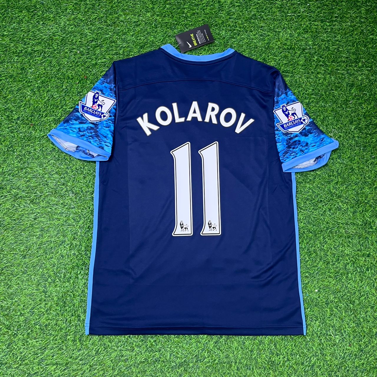 Aleksandar Kolarov Manchester City 2016-2017 Retro Football Jersey