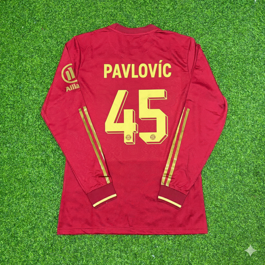 Aleksandar Pavlović 45- Bayern München 125 Jahre Spezial-Edition Fußballtrikot