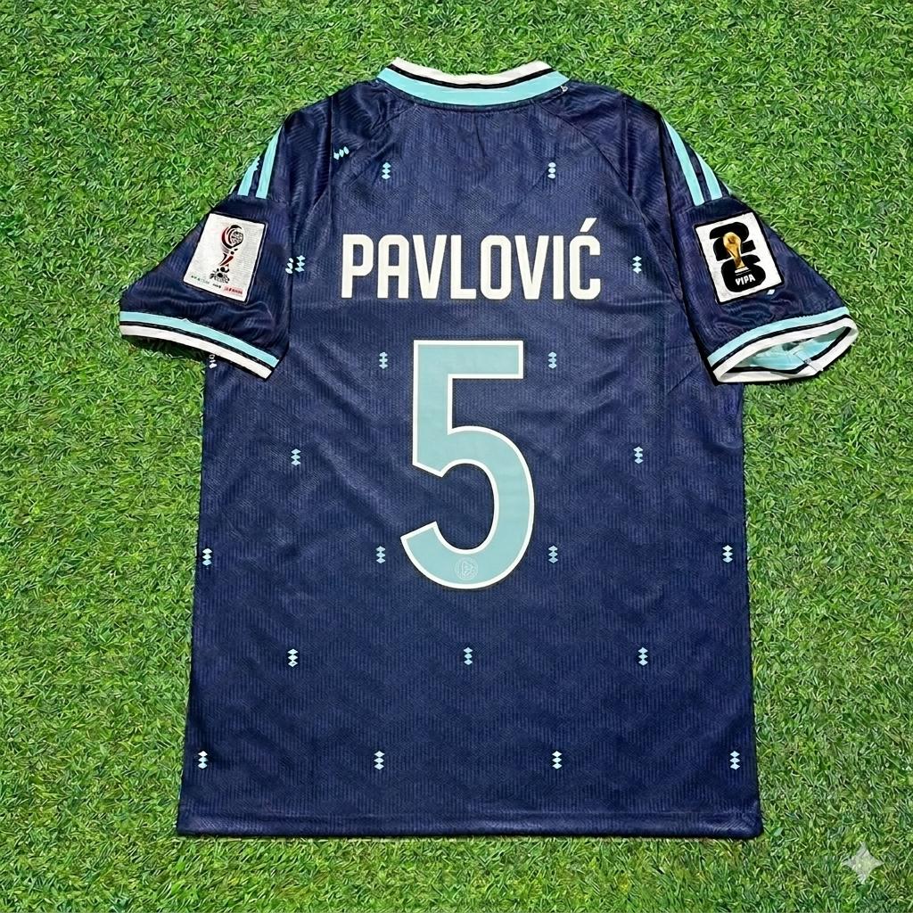Aleksandar Pavlović 5# Deutschland 2026 WM Fußballtrikot
