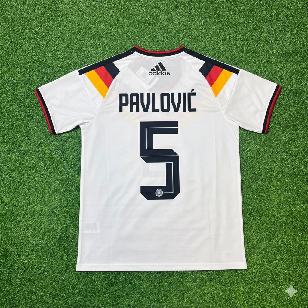 Aleksandar Pavlovic Germany 2026 World Cup Home Jersey Trikot Maillot