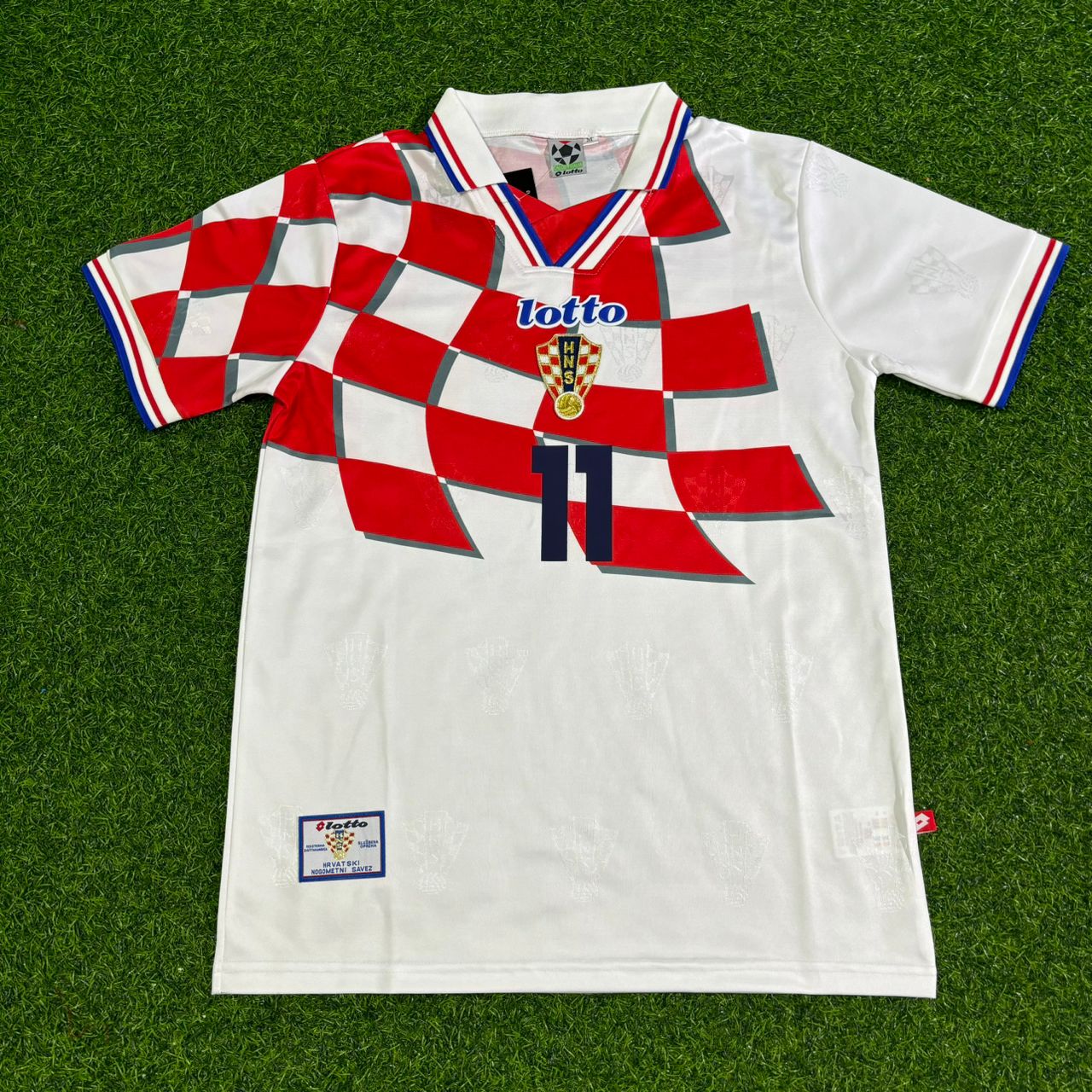 Alen Boksic Croatia 1998 Retro Football Jersey