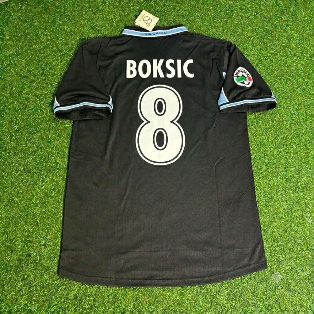 Alen Boksic Lazio 1998/2000 Black Retro Football Jersey