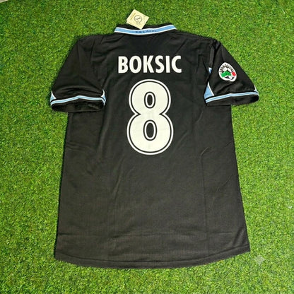 Alen Boksic Lazio 1998/2000 Black Retro Football Jersey
