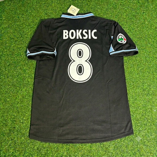 Alen Boksic Lazio 1998/2000 Black Retro Football Jersey