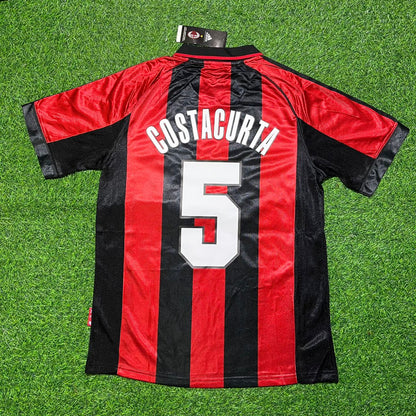 Maillot rétro d'Alessandro Costacurta (n° 5) - AC Milan 1999