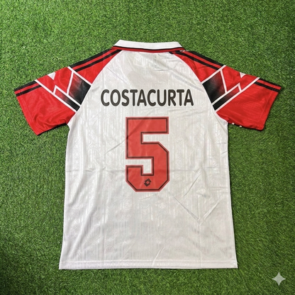 Alessandro Costacurta #5 AC Milan 1997 Away Retro Football Jersey