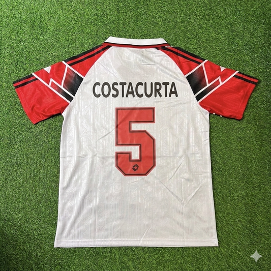 Alessandro Costacurta #5 AC Milan 1997 Away Retro Football Jersey