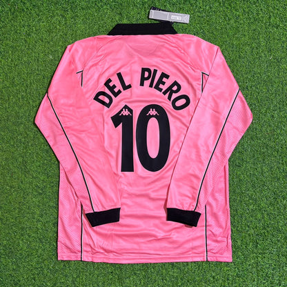 Alessandro Del Piero #10 Juventus 1995 Pink Maglia Kit Jersey Trikot Maillot
