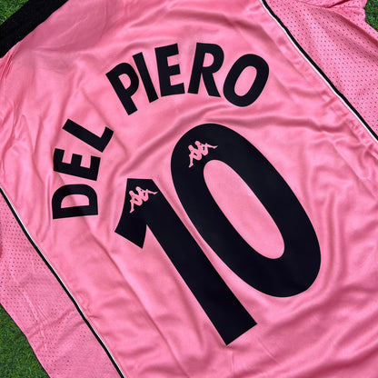 Alessandro Del Piero #10 Juventus 1995 Pink Maglia Kit Jersey Trikot Maillot