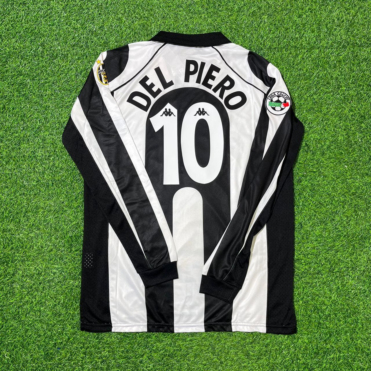 Alessandro Del Piero 10 - Juventus Home 1997/1998 Retro Kit Jersey Maillot Trikot Soccer Shirt