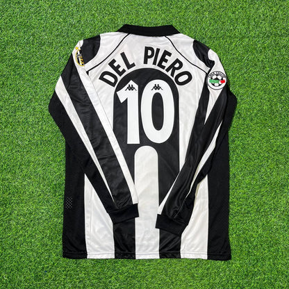 Alessandro Del Piero 10 - Juventus Home 1997/1998 Retro Kit Jersey Maillot Trikot Soccer Shirt