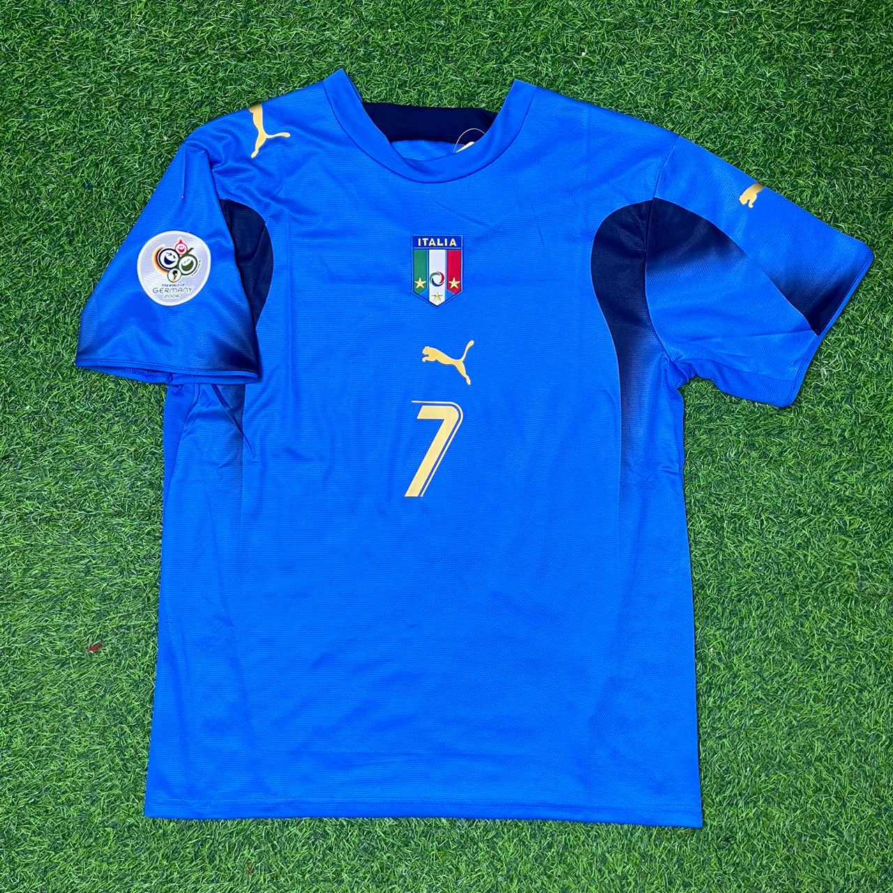 Alessandro Del Piero Italy 2006 World Cup Final Retro Football Jersey