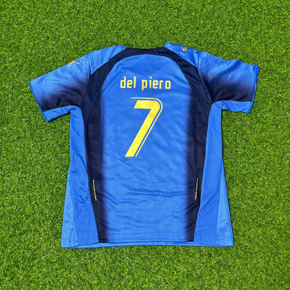 Maillot de football rétro pour enfant Alessandro Del Piero 7 - Italie, finale de la Coupe du Monde 2006