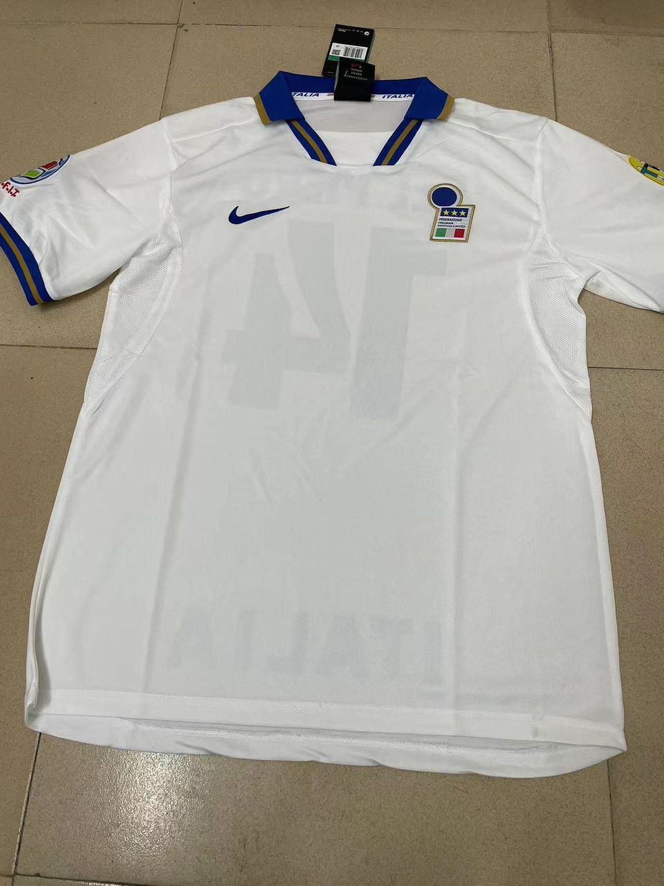 Alessandro del Piero Italie EURO 1996 Maillot rétro blanc