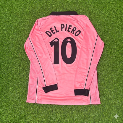 Alessandro Del Piero #10 Juventus 1995 Pink Maglia Kit Jersey Trikot Maillot