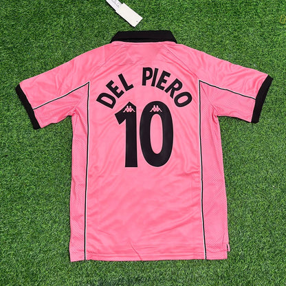 Alessandro del Piero – Maillot kit rétro rose Juventus 1996-1998 – | Maillot | Maillot