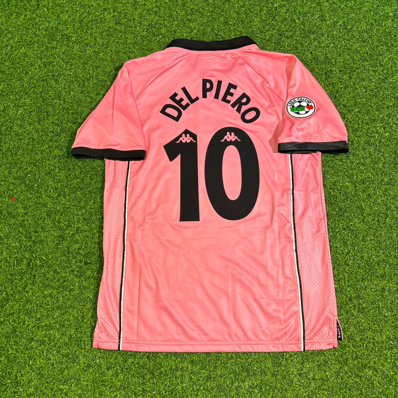 Alessandro del Piero  – Juventus 1996-1998 Retro Pink Kit Jersey – | Trikot | Maillot