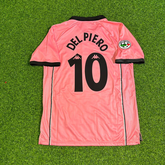 Alessandro del Piero  – Juventus 1996-1998 Retro Pink Kit Jersey – | Trikot | Maillot