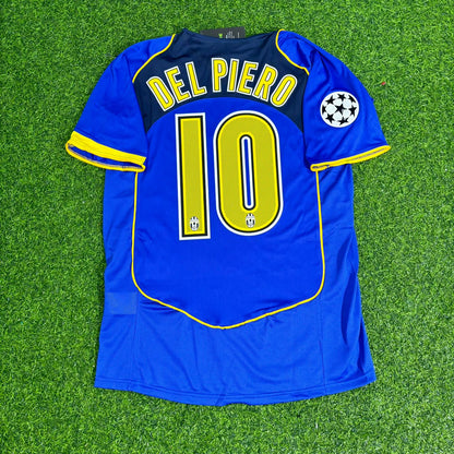 Alessandro Del Piero Juventus 2004-2005 Blue Retro Jersey | Kit | Trikot | Maillot Soccer Shirt