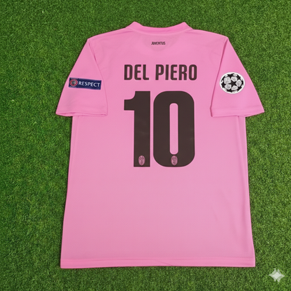 Alessandro Del Piero Juventus Pink 2012 2013 Season Retro Jersey Soccer Shirt