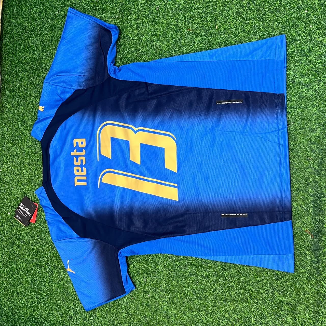 Alessandro Nesta 13 - Italy 2006 World Cup Final Retro Jersey Maillot Trikot Maglia Soccer Shirt