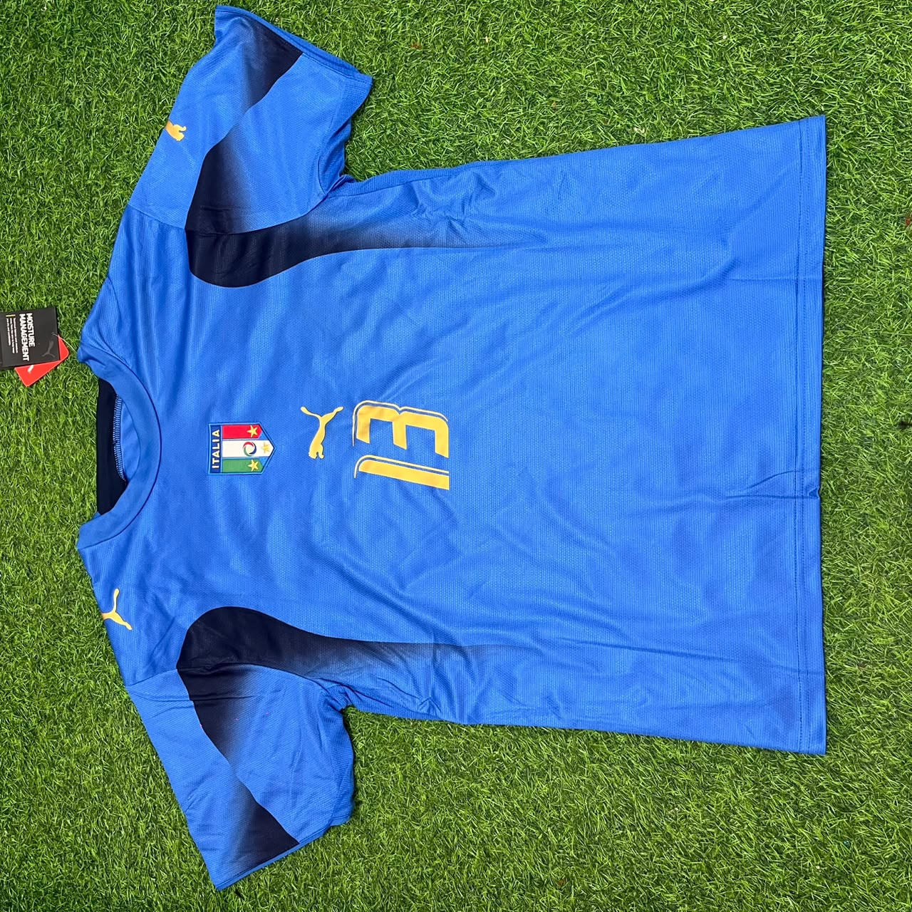 Alessandro Nesta 13 - Italy 2006 World Cup Final Retro Jersey Maillot Trikot Maglia Soccer Shirt
