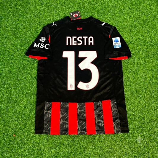 Alessandro Nesta AC Milan Football Retro Legend Jersey Trikot Maillot