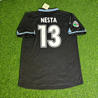 Alessandro Nesta Lazio 1998/2000 Black Retro Football Jersey