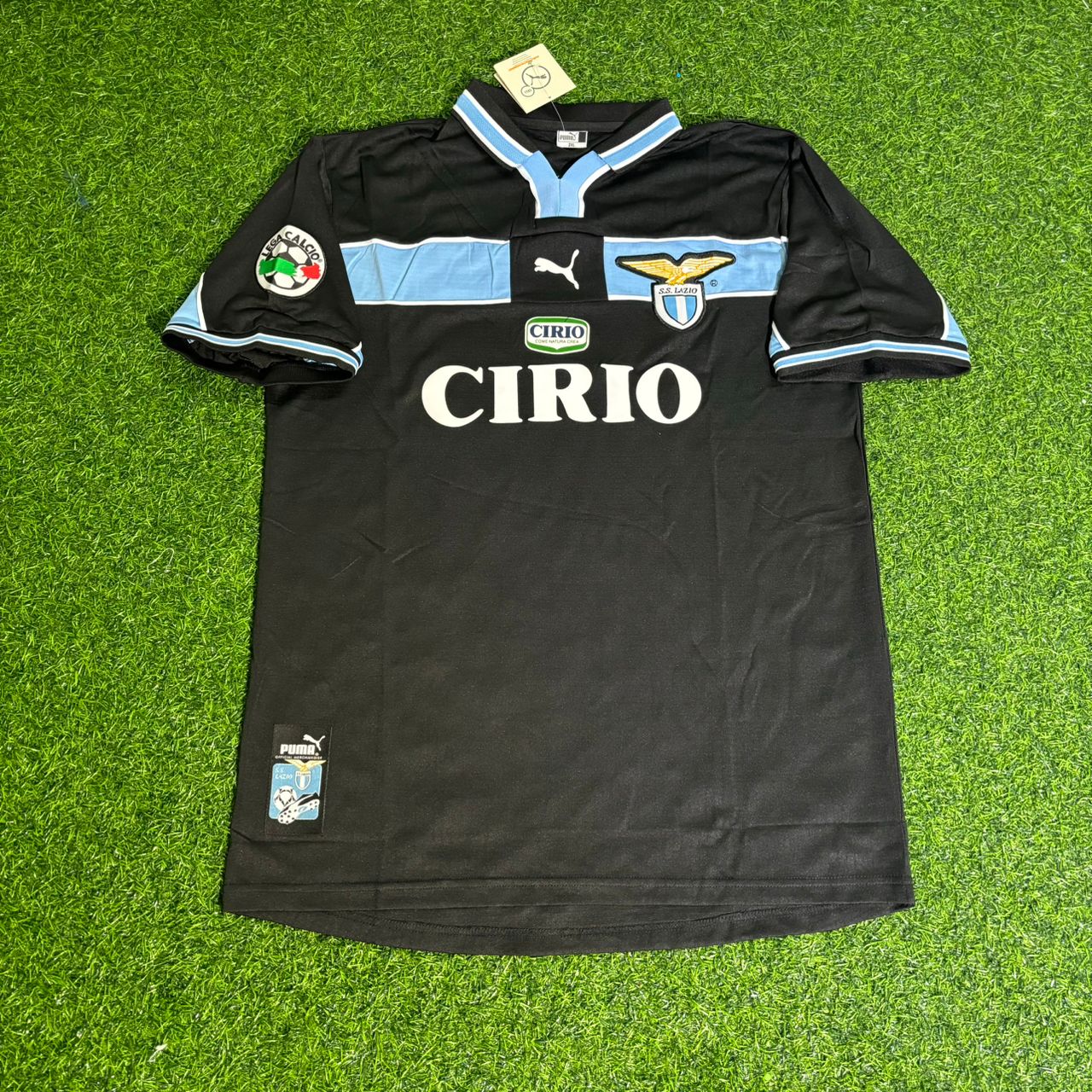Alessandro Nesta Lazio 1998/2000 Black Retro Football Jersey
