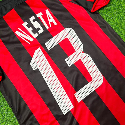 Alessandro Nesta Milan 2003/2004 Home Retro Football Jersey