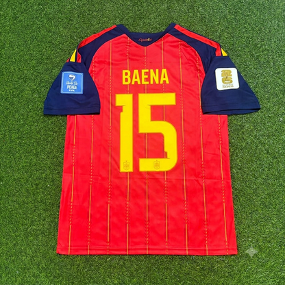Alex Baena #15 Spain 2026 World Cup Home Football Jersey