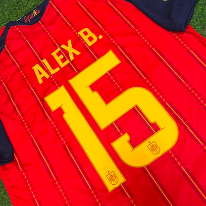 Maillot de football domicile Alex Baena #15 Espagne Coupe du Monde 2026