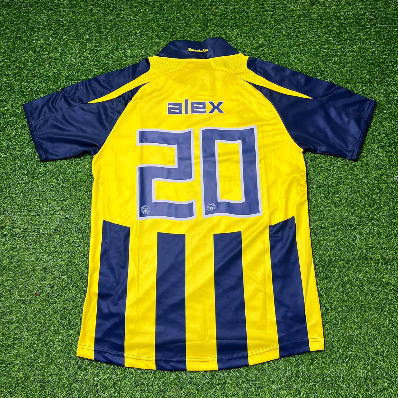 Alex de Souza Fenerbahçe 2007 2008 Home Retro Football Jersey