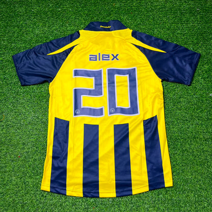 Alex de Souza Fenerbahçe 2007 2008 Home Retro Football Jersey