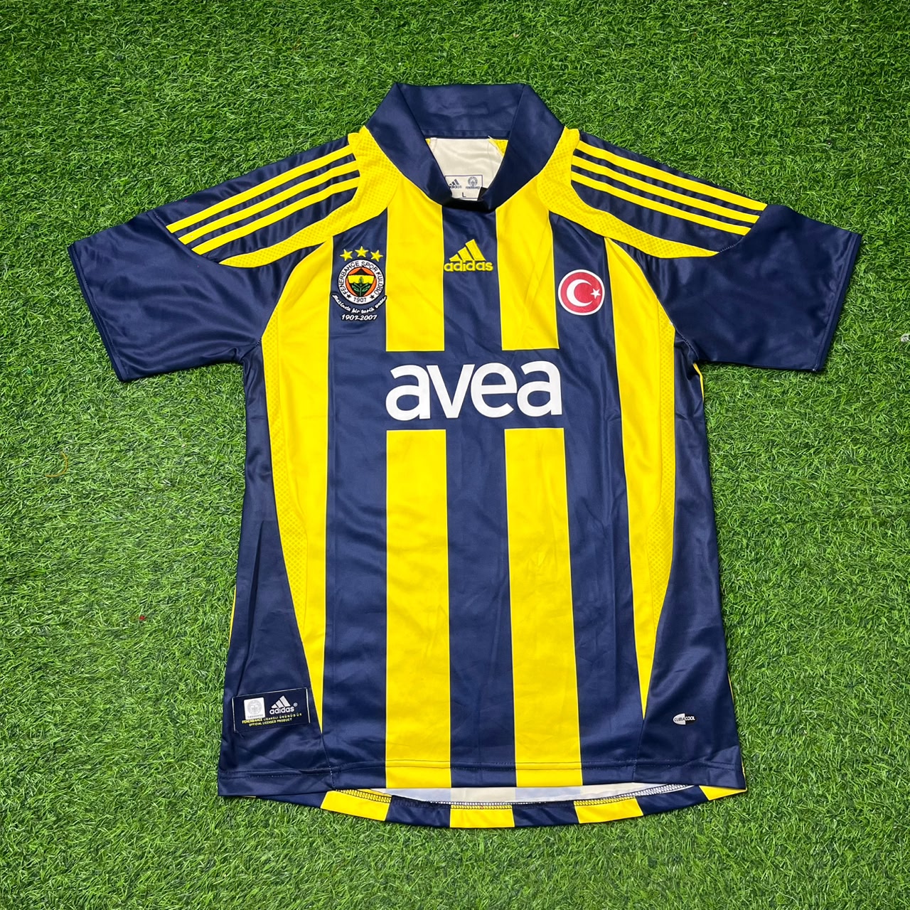 Alex de Souza Fenerbahçe 2007 2008 Home Retro Football Jersey